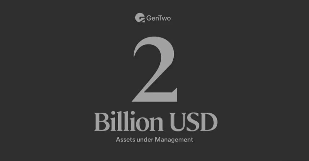 GenTwo 2 billion Asset under Service